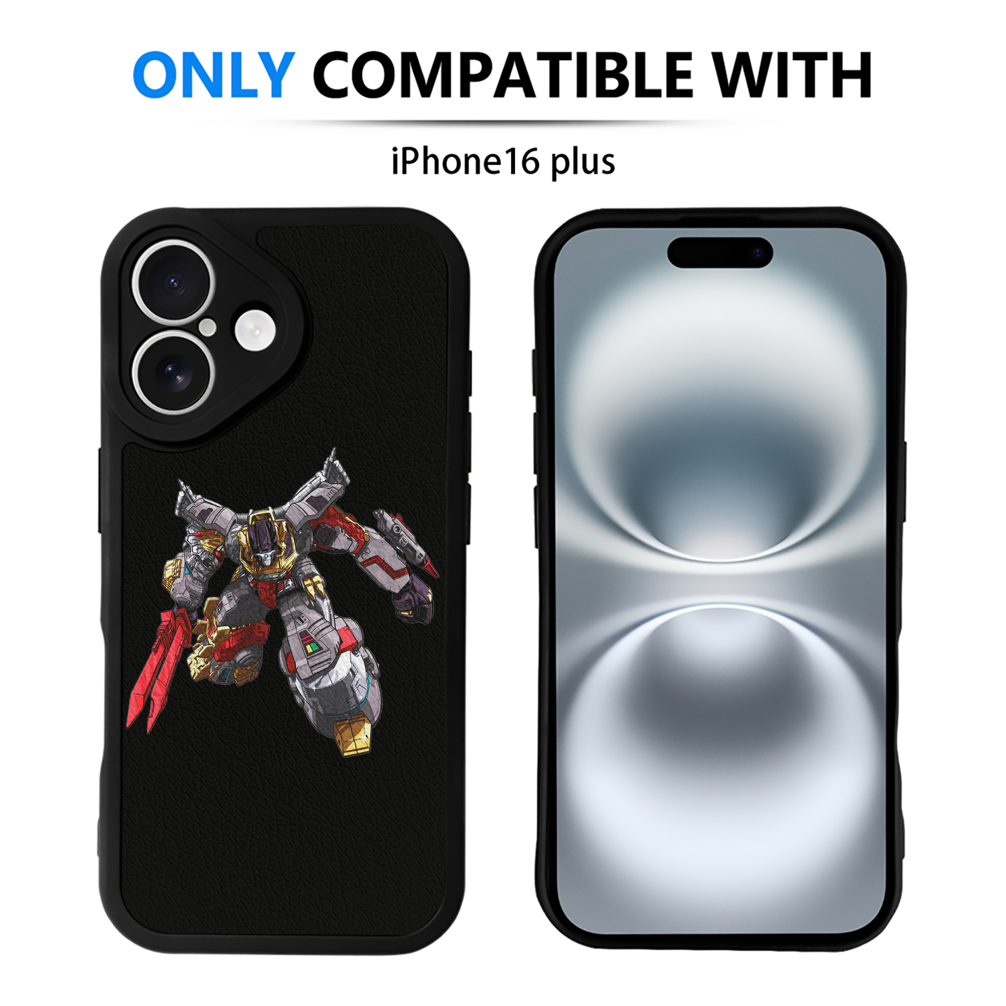 （画像用）  【iPhone 16シリーズ対応】シリコンスマホケース（レザー調） 材質：シリコン